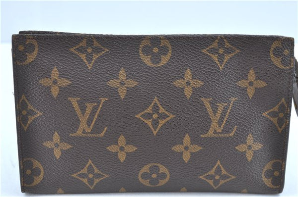 Authentic LOUIS VUITTON Monogram Pouch For Bucket PM LV Junk H8200