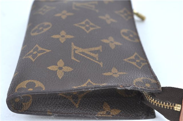 Authentic LOUIS VUITTON Monogram Pouch For Bucket PM LV Junk H8200