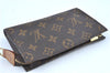Authentic LOUIS VUITTON Monogram Pouch For Bucket PM LV Junk H8200
