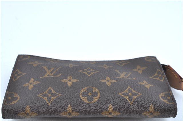 Authentic LOUIS VUITTON Monogram Pouch For Bucket PM LV Junk H8200