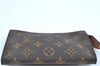 Authentic LOUIS VUITTON Monogram Pouch For Bucket PM LV Junk H8200