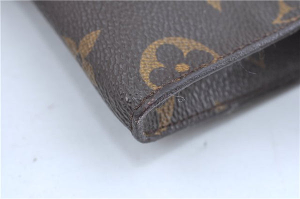 Authentic LOUIS VUITTON Monogram Pouch For Bucket PM LV Junk H8200