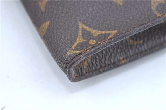 Authentic LOUIS VUITTON Monogram Pouch For Bucket PM LV Junk H8200