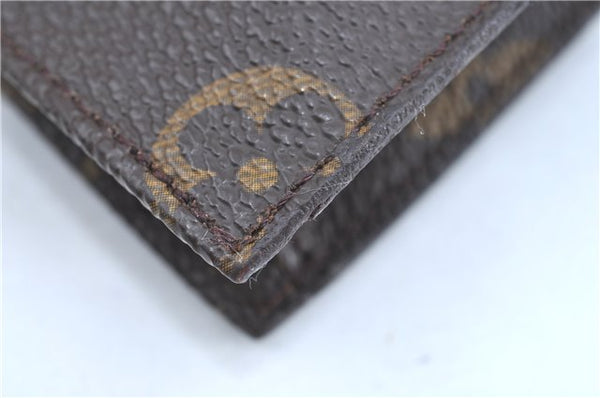 Authentic LOUIS VUITTON Monogram Pouch For Bucket PM LV Junk H8200
