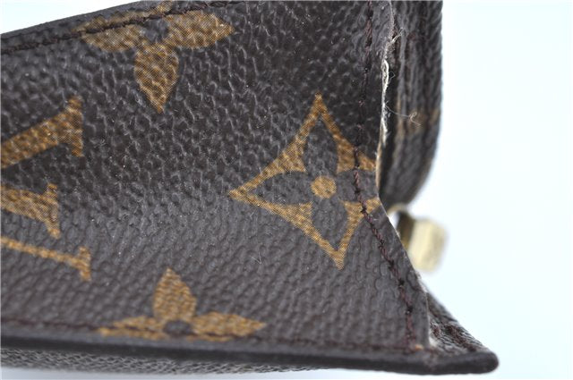 Authentic LOUIS VUITTON Monogram Pouch For Bucket PM LV Junk H8200