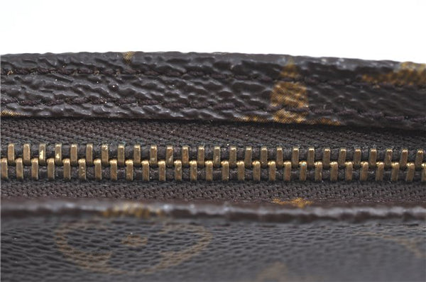 Authentic LOUIS VUITTON Monogram Pouch For Bucket PM LV Junk H8200