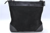 Authentic GUCCI GG Gucciss Suede Leather Shoulder Cross Bag 272396 Black H8201