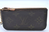 Authentic LOUIS VUITTON Monogram Pochette Cles Coin Case M62650 LV H8203