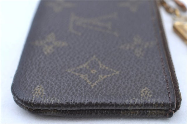 Authentic LOUIS VUITTON Monogram Pochette Cles Coin Case M62650 LV H8203
