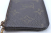 Authentic LOUIS VUITTON Monogram Pochette Cles Coin Case M62650 LV H8203