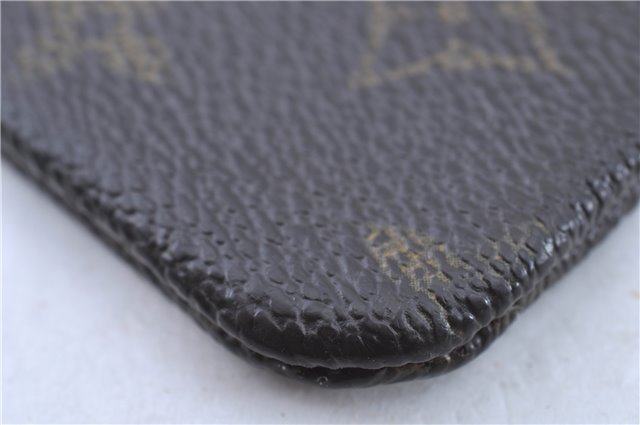 Authentic LOUIS VUITTON Monogram Pochette Cles Coin Case M62650 LV H8203