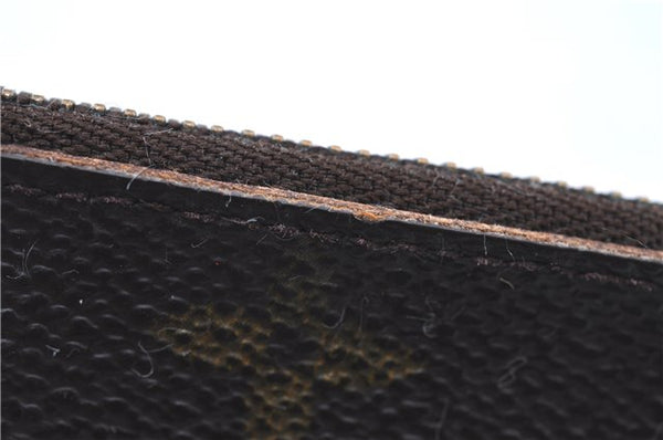 Authentic LOUIS VUITTON Monogram Pochette Cles Coin Case M62650 LV H8203