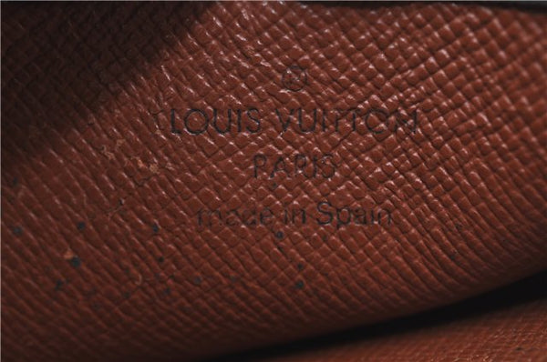 Authentic LOUIS VUITTON Monogram Pochette Cles Coin Case M62650 LV H8203