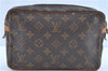 Authentic LOUIS VUITTON Monogram Compiegne 23 Clutch Hand Bag M51847 LV H8212