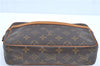 Authentic LOUIS VUITTON Monogram Compiegne 23 Clutch Hand Bag M51847 LV H8212