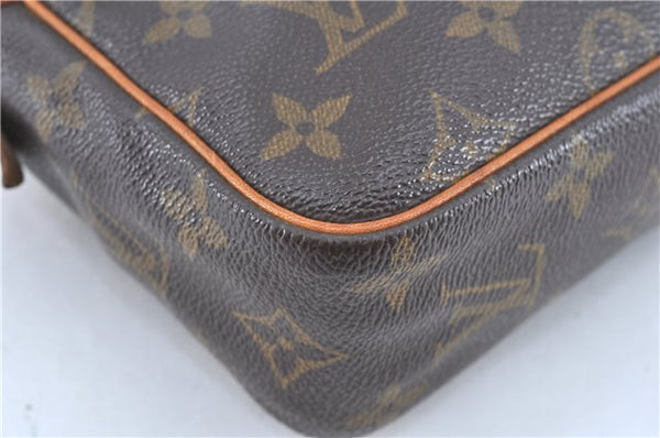 Authentic LOUIS VUITTON Monogram Compiegne 23 Clutch Hand Bag M51847 LV H8212