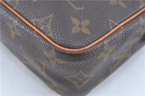 Authentic LOUIS VUITTON Monogram Compiegne 23 Clutch Hand Bag M51847 LV H8212
