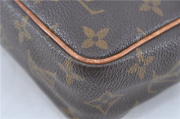 Authentic LOUIS VUITTON Monogram Compiegne 23 Clutch Hand Bag M51847 LV H8212