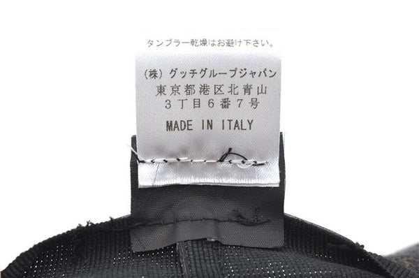 Authentic GUCCI Bucket Hat GG Canvas Size L 030367 Brown H8223