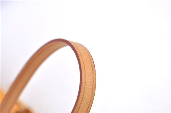 Auth LOUIS VUITTON Monogram Vernis Mott Shoulder Hand Bag Yellow M91059 LV H8225