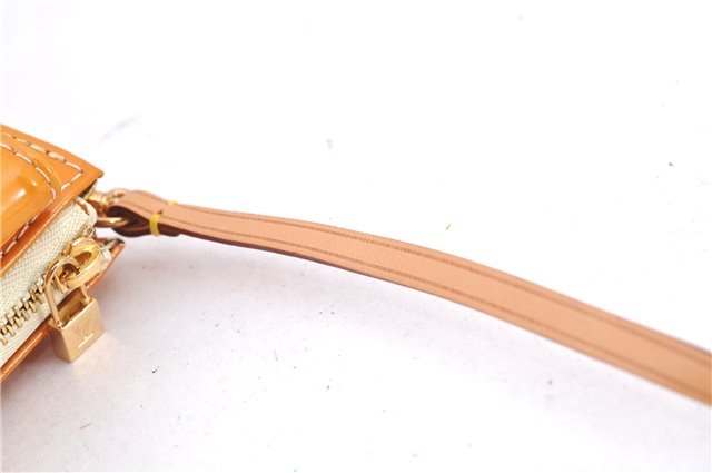 Auth LOUIS VUITTON Monogram Vernis Mott Shoulder Hand Bag Yellow M91059 LV H8225