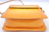 Auth LOUIS VUITTON Monogram Vernis Mott Shoulder Hand Bag Yellow M91059 LV H8225