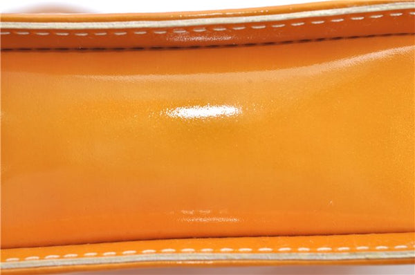 Auth LOUIS VUITTON Monogram Vernis Mott Shoulder Hand Bag Yellow M91059 LV H8225