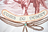 Authentic HERMES Carre 90 Scarf "GUIRS DU DESERT" Silk Light Blue H8232