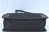 Authentic GUCCI Shoulder Tote Bag Purse GG Canvas Leather 0000855 Black H8236