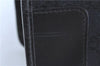 Authentic GUCCI Shoulder Tote Bag Purse GG Canvas Leather 0000855 Black H8236