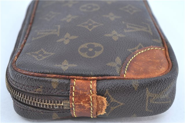Auth LOUIS VUITTON Monogram Marly Dragonne PM Clutch Hand Bag M51827 LV H8238