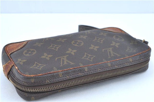 Auth LOUIS VUITTON Monogram Marly Dragonne PM Clutch Hand Bag M51827 LV H8238