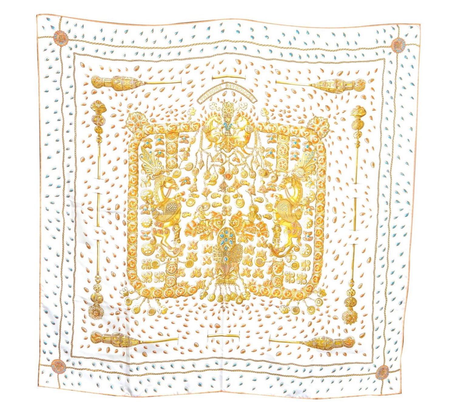 Authentic HERMES Carre 90 Scarf 