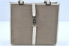 Auth GUCCI Jackie Shoulder Tote Bag Canvas Leather 0021065 Beige White H8248