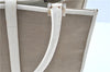 Auth GUCCI Jackie Shoulder Tote Bag Canvas Leather 0021065 Beige White H8248