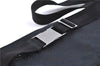 Authentic GUCCI Waist Body Bag GG Canvas Leather 28566 Black H8251