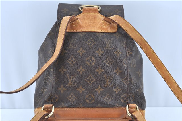 Authentic Louis Vuitton Monogram Montsouris MM Backpack M51136 LV H8258