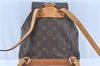 Authentic Louis Vuitton Monogram Montsouris MM Backpack M51136 LV H8258