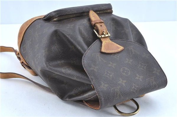 Authentic Louis Vuitton Monogram Montsouris MM Backpack M51136 LV H8258