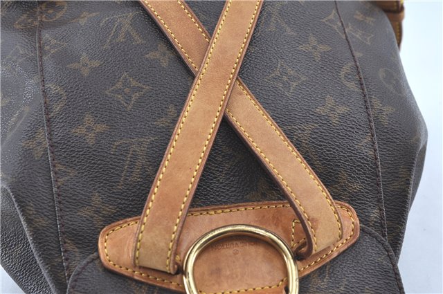 Authentic Louis Vuitton Monogram Montsouris MM Backpack M51136 LV H8258