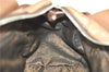 Authentic Ferragamo Gancini Leather Shoulder Tote Bag Brown Pink H8268