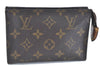 Auth LOUIS VUITTON Monogram Poche Toilette 15 Cosmetics Pouch M47546 LV H8273