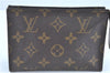 Auth LOUIS VUITTON Monogram Poche Toilette 15 Cosmetics Pouch M47546 LV H8273