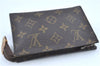 Auth LOUIS VUITTON Monogram Poche Toilette 15 Cosmetics Pouch M47546 LV H8273