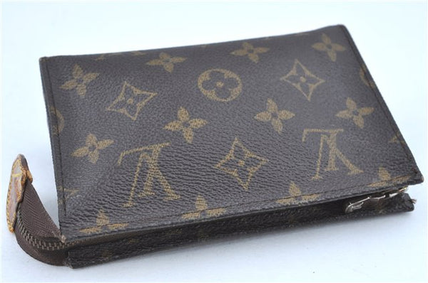 Auth LOUIS VUITTON Monogram Poche Toilette 15 Cosmetics Pouch M47546 LV H8273