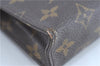 Auth LOUIS VUITTON Monogram Poche Toilette 15 Cosmetics Pouch M47546 LV H8273