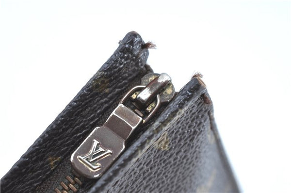 Auth LOUIS VUITTON Monogram Poche Toilette 15 Cosmetics Pouch M47546 LV H8273
