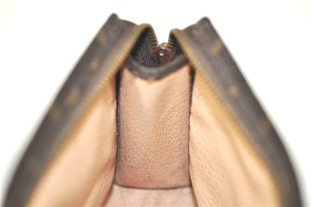 Auth LOUIS VUITTON Monogram Poche Toilette 15 Cosmetics Pouch M47546 LV H8273