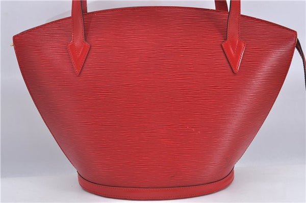 Auth LOUIS VUITTON Epi Saint Jacques Shopping Shoulder Bag Red M52267 LV H8275