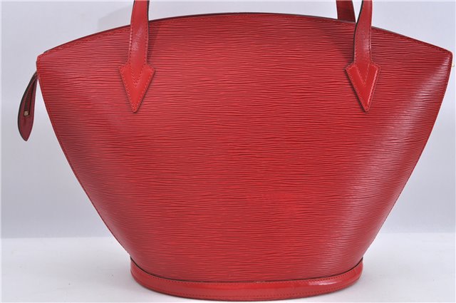 Auth LOUIS VUITTON Epi Saint Jacques Shopping Shoulder Bag Red M52267 LV H8275